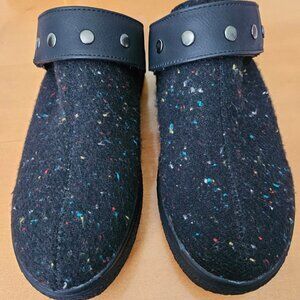 Rocket Dog Adore Clog/Mule ~ Women's 9.5 M ~ Black Wool ~ Pre-owned Perfect!